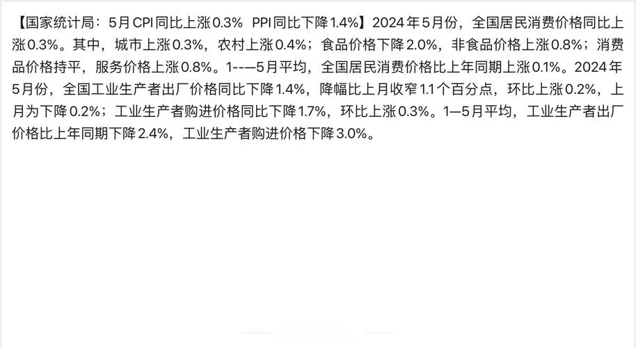2025全年資料免費大全和5月PPI环比下降0.4%与5月ppi同比上涨90%